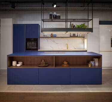 Blauwe keukens